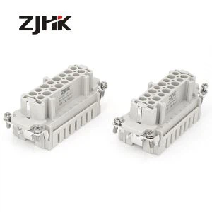 32 PIN-uri cu insertie de cuier dreptunghiulară Multipole PIN